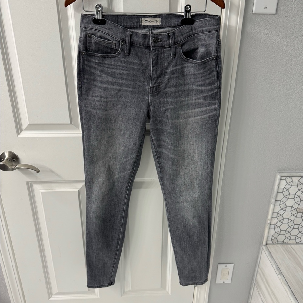 Madewell Charcoal Skinny Jeans 30 Tall
